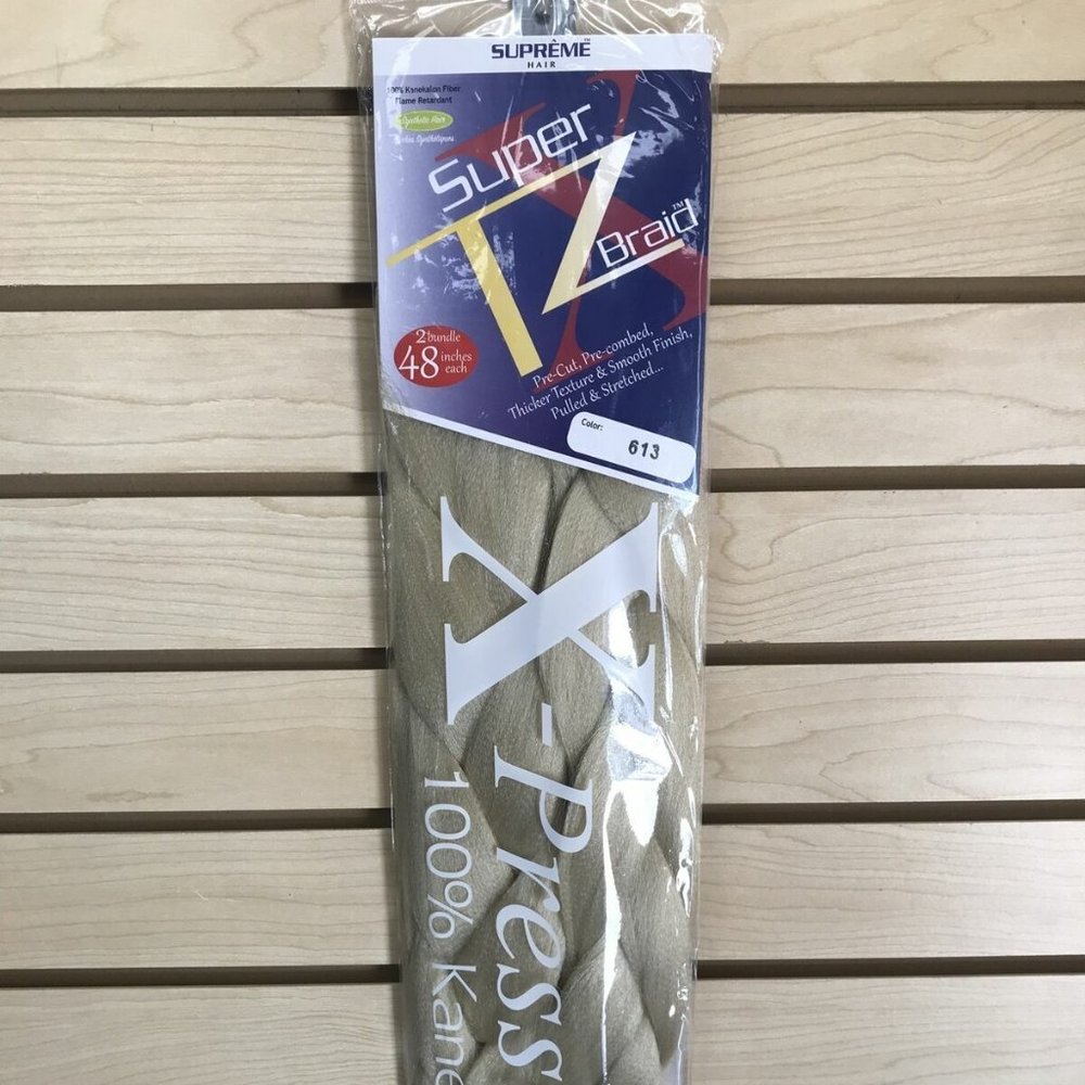 Supreme Synthetic Hair 48" 2 Bundles -SUPER X TZ COLOR 613 BLONDE